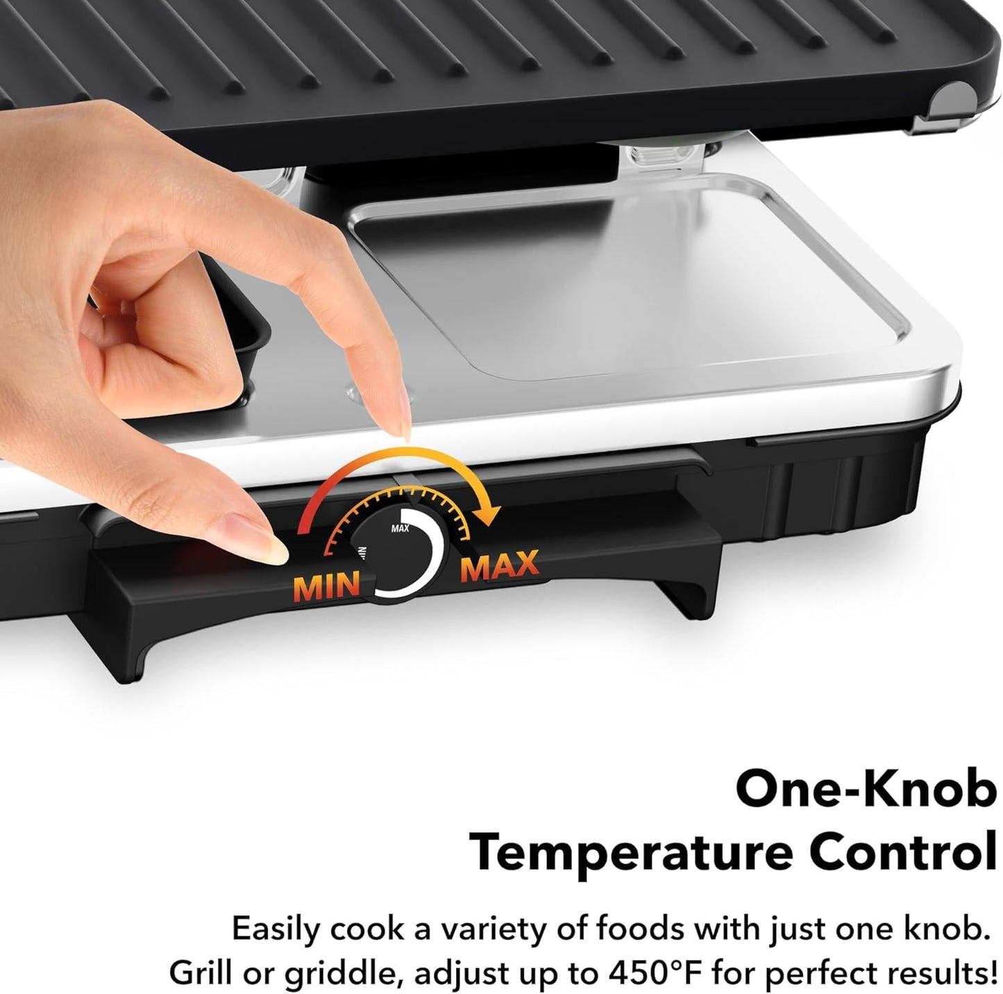 HBN Parrilla Eléctrica Raclette 2 en 1 | 8 Bandejas, Plancha Coreana Antiadherente, Control de Temperatura Ajustable, 1300 W, Ideal Reuniones