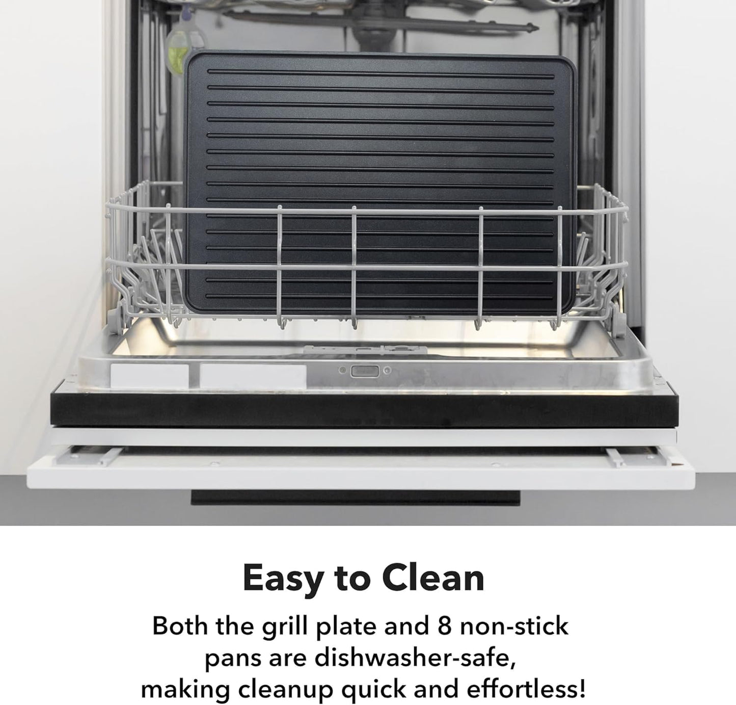 HBN Parrilla Eléctrica Raclette 2 en 1 | 8 Bandejas, Plancha Coreana Antiadherente, Control de Temperatura Ajustable, 1300 W, Ideal Reuniones