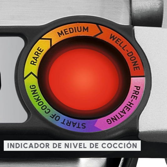 Moulinex Optigrill+ XL GI722D | Parrilla Eléctrica Interior, 9 Programas, Indicador de Cocción, Placas Antiadherentes, Carne, Pescado, Verduras