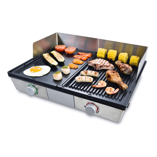 Sanyo Deli Grill Dessus de table Electrique Noir, Argent 2200 W