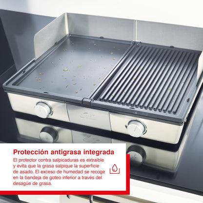 Sanyo Deli Grill Dessus de table Electrique Noir, Argent 2200 W